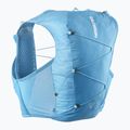 Salomon Active Skin 8 Set gilet da corsa blu danubio/blu curacao 2