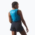 Salomon Active Skin 8 Set gilet da corsa blu danubio/blu curacao 4