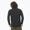 Felpa Salomon Lightwarm Full Zip trekking uomo nero profondo 2