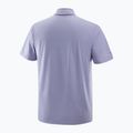 Maglietta Salomon Trackline Polo uomo blu granito 8