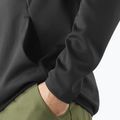 Felpa da trekking uomo Salomon Motomesh Crewneck nero profondo 5