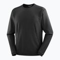 Felpa da trekking uomo Salomon Motomesh Crewneck nero profondo 8