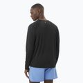 Salomon SHAKEout Core Uomo, manica lunga da corsa, nero profondo 2