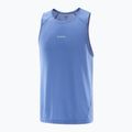 Canotta da corsa Salomon Shakeout Core Uomo, blu oltremare 4