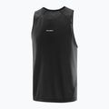 Canotta da running da uomo Salomon Shakeout Core Tank nero profondo 4