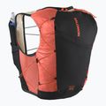 Gilet da corsa Salomon Active Skin 12 Set Donna Emergente/Nero 2