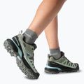 Scarpe da trekking da donna Salomon X Ultra 360 GTX Sedona salvia/nero/schiuma di mare 8