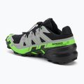 Scarpe da corsa da uomo Salomon Speedcross 6 GTX black/alloy/green gecko 3