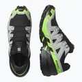 Scarpe da corsa da uomo Salomon Speedcross 6 GTX black/alloy/green gecko 6