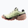 Scarpe da corsa da donna Salomon Speedcross 6 GTX lime cream/mahogany rose/black 10
