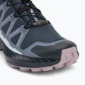 Scarpe da corsa da donna Salomon Speedcross Peak GTX notti blu / grisaglia / nirvana 7