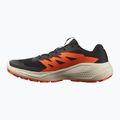 Scarpe da corsa da uomo Salomon Alphaglide nero/giorno di pioggia/arancione rosso 3