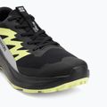Scarpe da corsa da uomo Salomon Alphaglide GTX nero/alloy/verde acuto 7