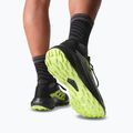 Scarpe da corsa da uomo Salomon Alphaglide GTX nero/alloy/verde acuto 7