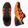 Scarpe da trekking per bambini Salomon Speedcross nero/pomodoro ciliegia/curcuma 9