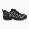 Scarpe da trekking per bambini Salomon XA Pro 3D V8 Waterproof nero/turbulence/quarry 2