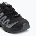 Scarpe da trekking per bambini Salomon XA Pro 3D V8 Waterproof nero/turbulence/quarry 7