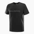 Salomon Big Logo Tee uomo nero profondo 4