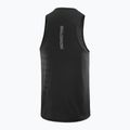 Canotta da corsa da uomo Salomon Sense Aero Singlet GFX nero profondo 5
