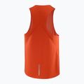Canotta da corsa da uomo Salomon S/Lab Speed Singlet rosso fuoco 6