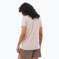 Maglietta da running donna Salomon Sense Aero Tee GFX etherea/neon flame 2