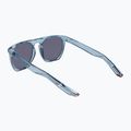 Occhiali da sole Nike Flatspot XXII indossati blu/argento flash 4