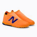 Scarpe da calcio per bambini New Balance Tekela V3+ Magique JNR TF impulso/arancio vibrante 4