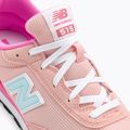 Scarpe New Balance 515 rosa per bambini 8