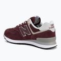 New Balance Classic 574's V3 Wide maroon scarpe da uomo 3