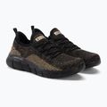 Scarpe SKECHERS Bobs B Flex Fall Sparks donna nero/oro 4