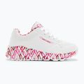 SKECHERS Uno Lite Lovely Luv bianco/rosso/rosa scarpe per bambini 2