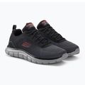 SKECHERS Track Ripkent nero/carbone scarpe da uomo 5