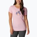 Maglietta trekking donna Columbia Daisy Days Graphic wild rose hthr/miglior sito grafico