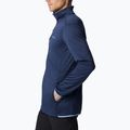 Felpa Columbia Park View Fleece FZ collegiale da uomo in erica marina da trekking 4