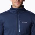 Felpa Columbia Park View Fleece FZ collegiale da uomo in erica marina da trekking 5