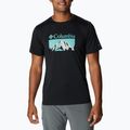 Columbia Uomo Zero Rules Grph nero/fractal peaks graphic trekking shirt