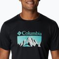 Columbia Uomo Zero Rules Grph nero/fractal peaks graphic trekking shirt 4
