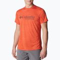 Columbia uomo Titan Pass Graphic spicy/csc titanium graphic trekking shirt