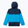 Giacca a vento Columbia Flash Challenger da bambino blu bussola/collegiate navy 2