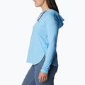 Felpa donna Columbia Sun Trek EU Pullover con cappuccio vista blue heather trekking 4