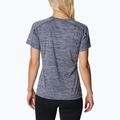 Columbia donna Zero Rules Graphic Crew maglia da trekking notturna hthr/csc range lines graphic 2