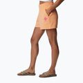 Pantaloncini da trekking Columbia Logo III French Terry donna pesca/ geranio selvatico 3