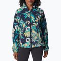 Felpa Columbia Benton Springs Printed Fleece donna acqua brillante/wisteriana
