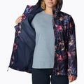 Giacca da pioggia Columbia Inner Limits II da donna con stampa floreale notturna 5