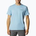 Columbia Tech Trail Graphic Uomo Camicia da trekking con grafica tonale jet stream hthr/palmscape