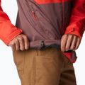 Giacca antipioggia Columbia Hikebound da uomo, color uvetta chiara e piccante 10