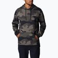 Felpa Columbia trekking uomo Logo stampato nero mod camo 3