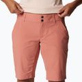 Pantaloncini da trekking da donna Columbia Satuday Trial Long corallo scuro 4