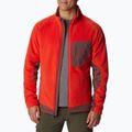 Felpa da trekking Columbia Titan Pass 2.0 II spicy/light raisin da uomo 3