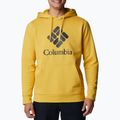 Felpa con cappuccio Columbia Trek da uomo pepita d'oro/scarpa con grafica a scacchiera